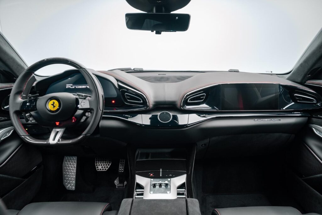 Ferrari Purosangue Red Black Interior
