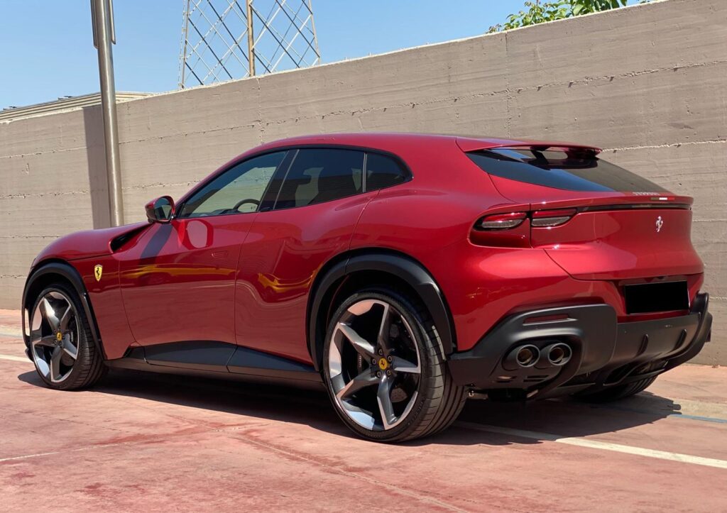 Ferrari Purosangue Red Rear