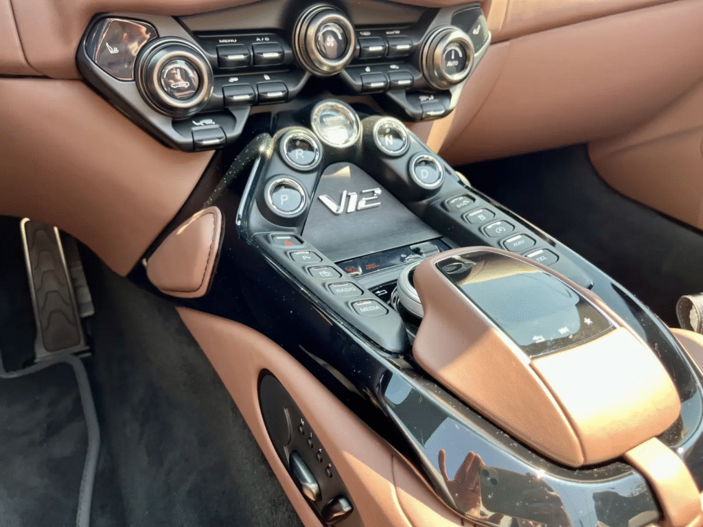 Aston Martin V12 Vantage Roadster Interior 3