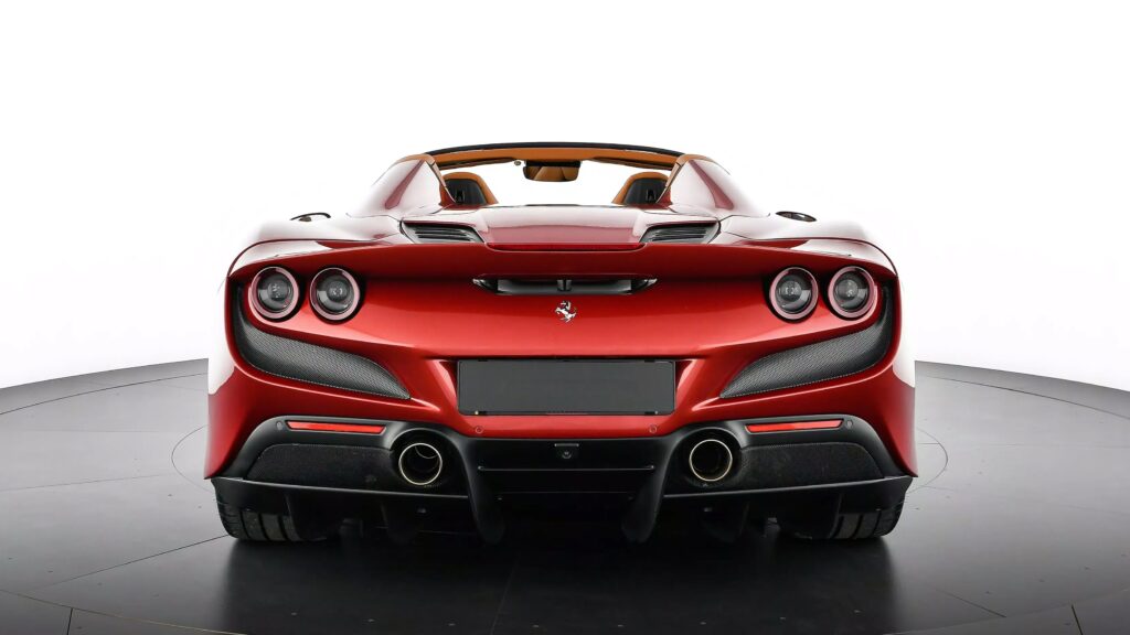 Ferrari F8 Spider Rosso Fiorano Rear 2